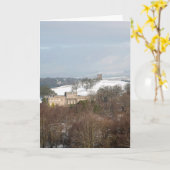 Lyme und der Käfig Winter Karte (Gelbe Blume)