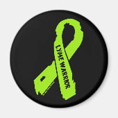 LYME WARRIOR/gerissenes Band Magnet (Vorne)