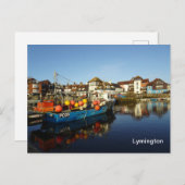Lymington Postkarte (Vorne/Hinten)