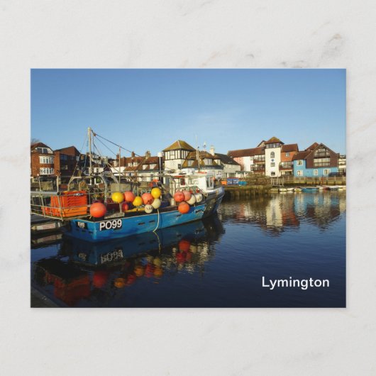Lymington Postkarte (Vorderseite)