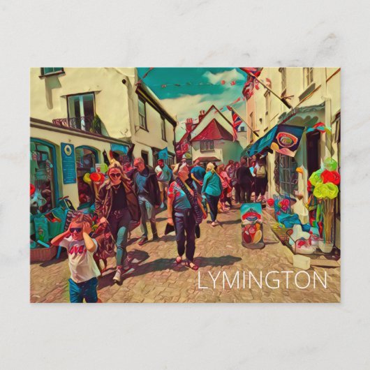 Lymington Postkarte (Vorderseite)