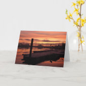 Lymington Quay Karte (Gelbe Blume)