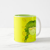 Lymoonas Grün Zweifarbige Tasse (VorderseiteRechts)