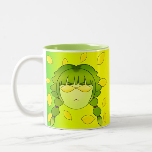 Lymoonas Grün Zweifarbige Tasse (Links)