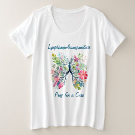Lymphangioleiomyomatose LAM 2-seitige Plus-T - Shi Große Größe T-Shirt