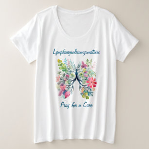 Lymphangioleiomyomatose LAM 2-seitige Plus-T - Shi Große Größe T-Shirt