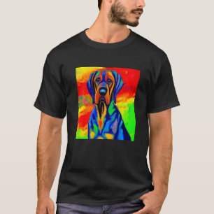 Lymphe Bluthund Welpen Pop T-Shirt
