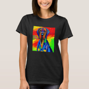 Lymphe Bluthund Welpen Pop T-Shirt