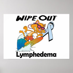 Lymphödem abwischen poster