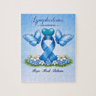 Lymphödem-Bewusstseins-Puzzle Puzzle