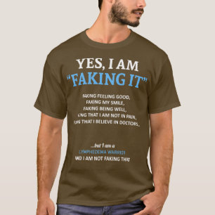 Lymphödem Ich erkenne es in dieser Familie T-Shirt