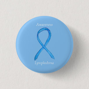 Lymphodemisches Button für Bewusstseinsbildung