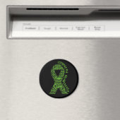 Lymphom Awareness Lime Green Ribbon Magnet (In Situ (Geschirrspüler))
