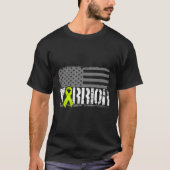 Lymphom Awareness Warrior Long Sleeve Shirt Ameri (Vorderseite)