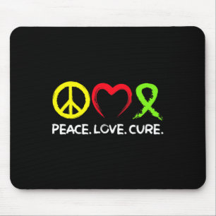 Lymphom-Bewusstsein Frieden Liebe Heilung Mousepad