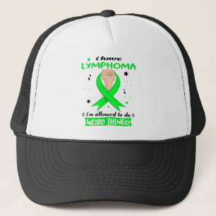 Lymphom Bewusstsein Monat Band Geschenke Truckerkappe