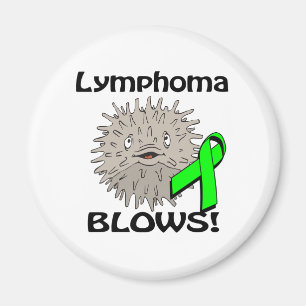 Lymphom-Bewusstseins-Design Magnet