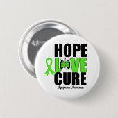 Lymphom-Bewusstseins-Hoffnungs-Liebe-Heilung Button (Vorne & Hinten)
