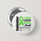 Lymphom-Bewusstseinsmonat gestörte Schleife Button (Vorne & Hinten)