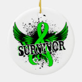 Lymphom des Überlebend-16 Keramik Ornament (Hinten)