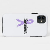 Lymphom des Überlebend-17 (Hodgkins) Case-Mate iPhone Hülle (Rückseite (Horizontal))