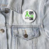 Lymphom Hope Liebe Cure Ribbon Button (Beispiel)