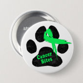 Lymphom-Krebs bei Hunden - Warnschaltfläche Button (Vorne & Hinten)