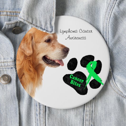 Lymphom-Krebs bei Hunden - Warnschaltfläche Button (Beispiel)