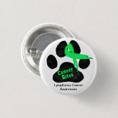 Lymphom-Krebs bei Hunden - Warnschaltfläche Button (Vorne & Hinten)