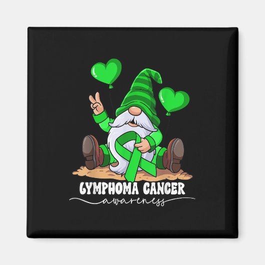 Lymphom-Krebsbewusstsein Magnet (Vorne)