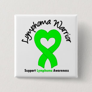 Lymphom-Kriegers-Herz Button