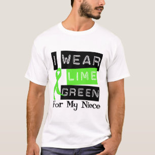 Lymphom-Limone grüne Band-Nichte T-Shirt