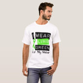 Lymphom-Limone grüne Band-Schwester T-Shirt (Vorne ganz)
