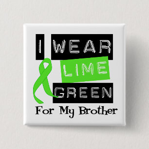 Lymphom-Limoner grüner Band-Bruder Button