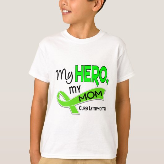 Lymphom MEIN HELD MEINE MAMA 42 T-Shirt (Vorderseite)