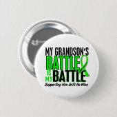 Lymphom mein Kampf zu 1 Enkel Button (Vorne & Hinten)