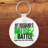 Lymphom Meine Schlacht zu 1 Mann Schlüsselanhänger (Vorderseite)
