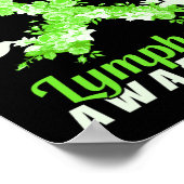 Lymphom Sensibilisierung für Vögel Poster (Ecke)