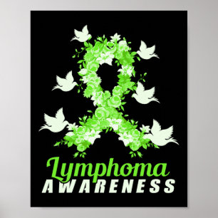 Lymphom Sensibilisierung für Vögel Poster