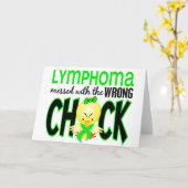Lymphom verwirrt mit dem falschen Küken Karte (Gelbe Blume)