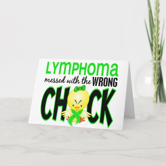 Lymphom verwirrt mit dem falschen Küken Karte (Vorderseite)