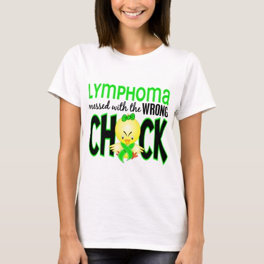 Lymphom verwirrt mit dem falschen Küken T-Shirt (Vorderseite)