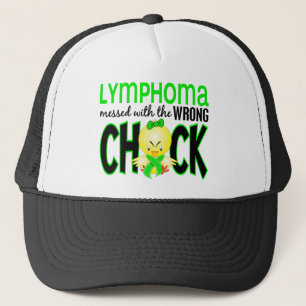 Lymphom verwirrt mit dem falschen Küken Truckerkappe