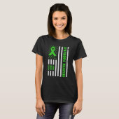 Lymphom Warrior Lymphom Bewusstsein T-Shirt (Vorne ganz)