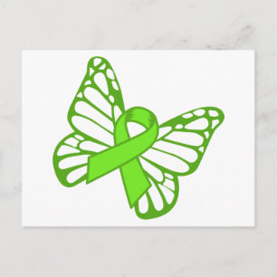 Lymphoma Butterfly Postkarte
