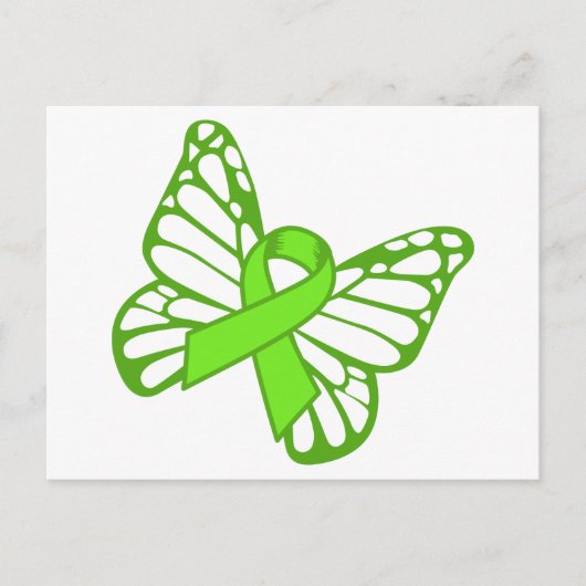Lymphoma Butterfly Postkarte (Vorderseite)