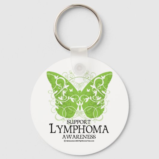 Lymphoma Butterfly Schlüsselanhänger (Vorderseite)