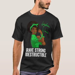 Lymphoma Warrior Strong Black Women Rosie The Riv T-Shirt