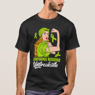 Lymphombewusstsein Warrior Unzerbrechliches starke T-Shirt