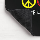 Lymphomen Bewusstsein Frieden Liebe Heilung Mousepad (Ecke)